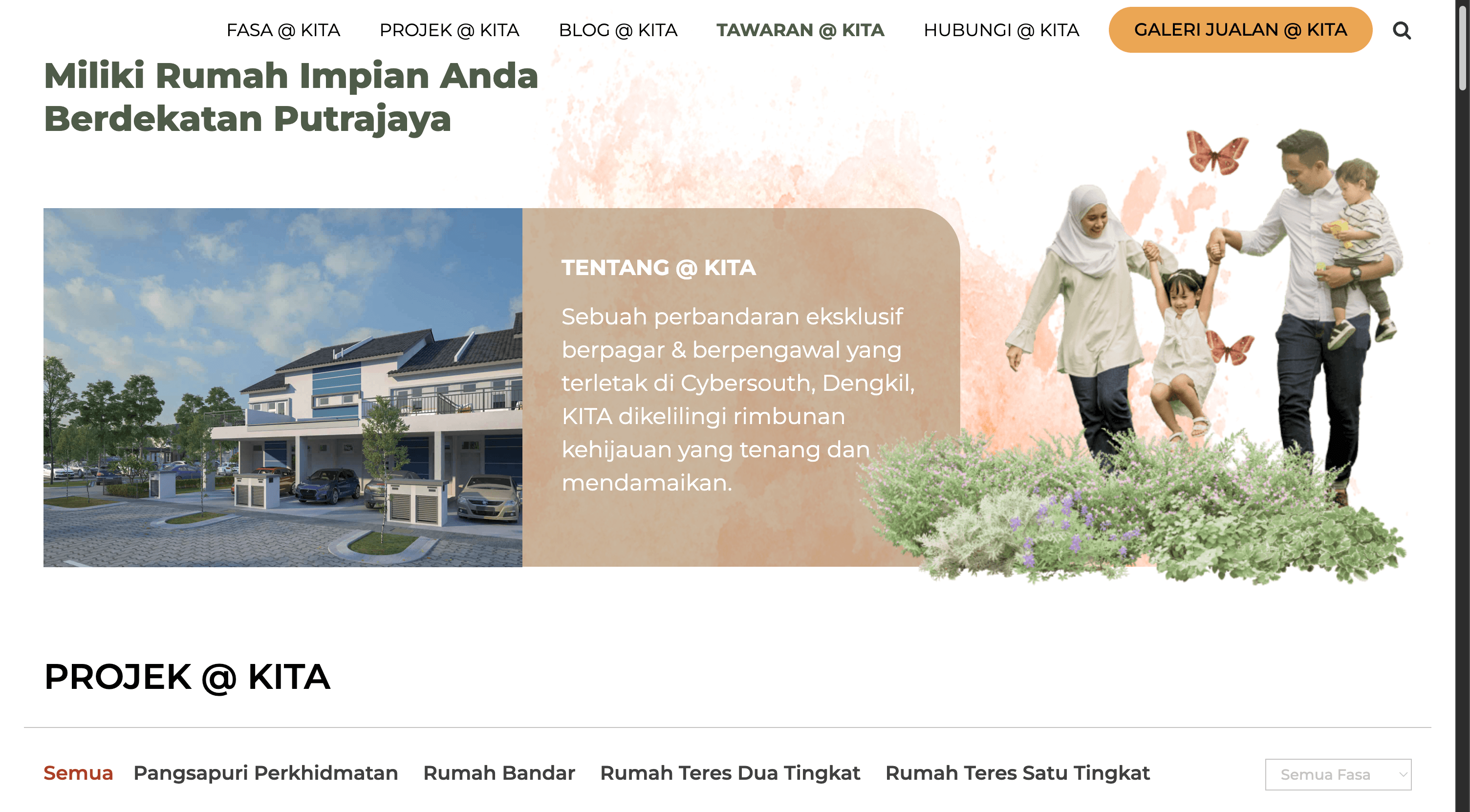 Screenshot of LBS Cybersouth — Property development — built from scratch on WordPress